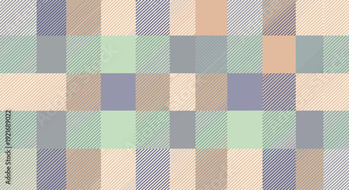 Decorative pastel tile pattern creating smooth and calming background texture
