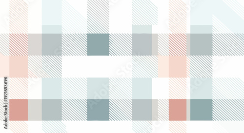 Soft pastel quilt-style mosaic with repeating squares and soothing color combinations
