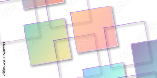 1381Abstract background with cubes. Modern geometric background. White ceramic brick tile.	