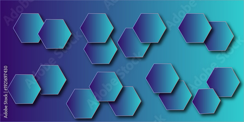 1405Luxury hexagonal abstract black metal background with golden light lines. Dark 3d geometric texture illustration. Black Hexagonal Pattern Metallic background with black and gold 3d