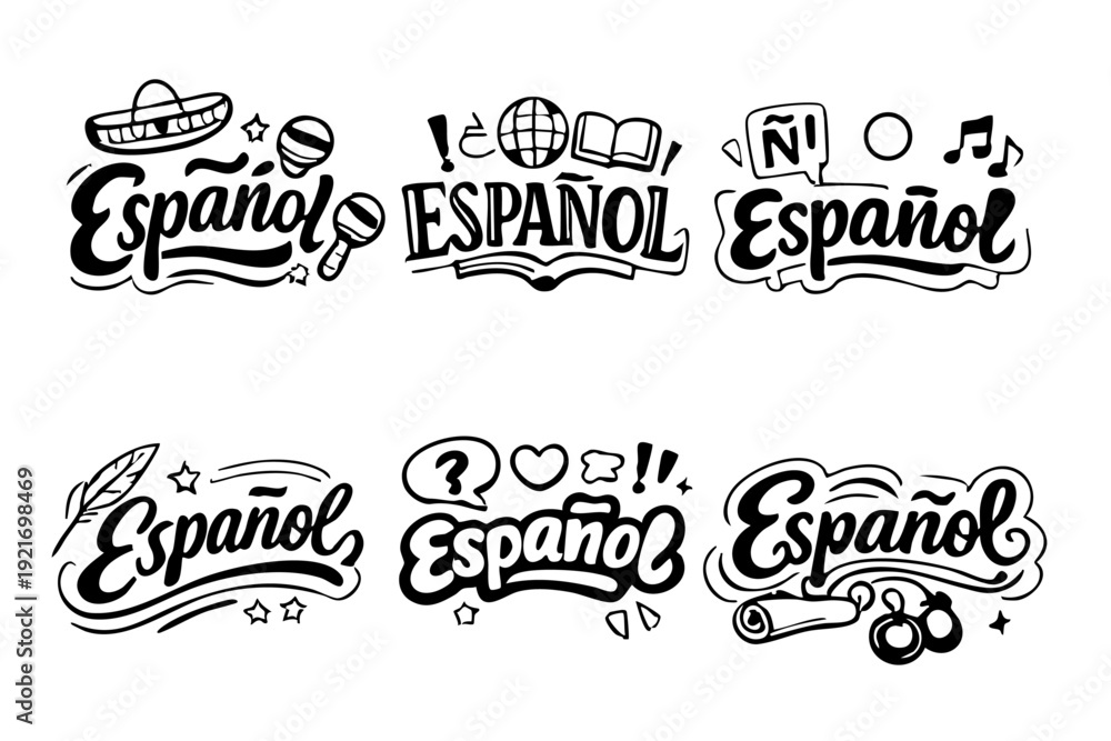 Fototapeta premium Spanish Language Marks