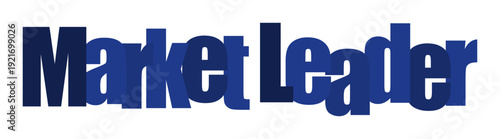 Bold blue text highlights the concept of market leadership and success.