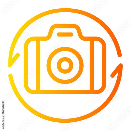 rotate gradient icon