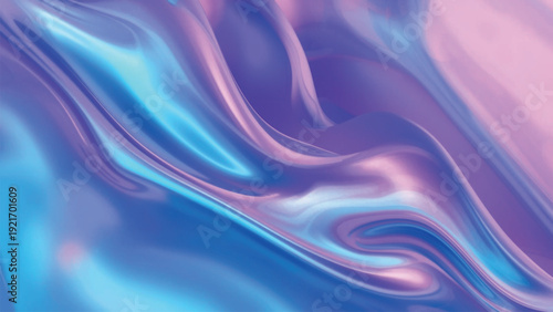 Abstract Fluid Liquid Gradient Background in Purple and Blue
