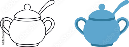 Stylized illustration of a smiling diverse group of people holding hands in a circle, promoting unity, community, and friendship