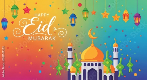 Wallpaper Mural Festive colorful background celebrates a significant religious holiday with traditional decorations and architecture Torontodigital.ca