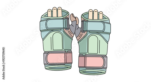 Pair of Futuristic Robot Hands or Gauntlets.