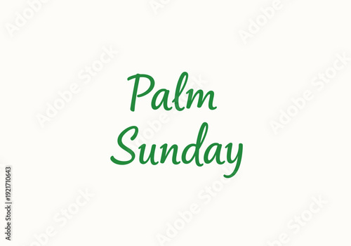 Palm sunday text greeting