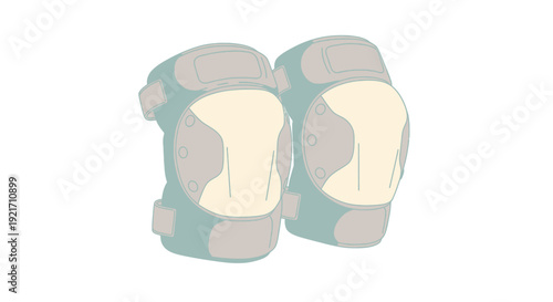 Pair of Knee Pads for Protection.