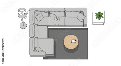 Living Room Furniture Layout Design.