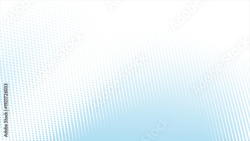 Elegant light blue halftone dots gradient background for modern designs