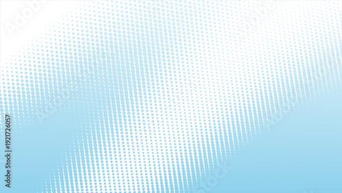Elegant light blue halftone dots gradient background for modern designs