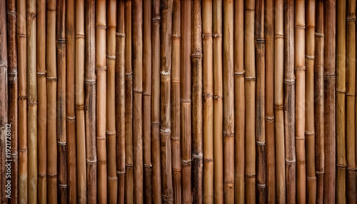 seamless brown bamboo pole texture natural bamboo wall or fence background pattern