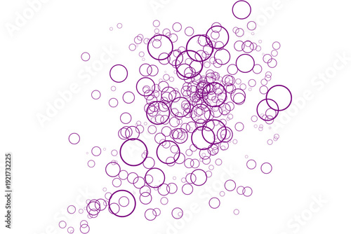 Bubbles Floating in Clear Fluid Abstract Pattern.