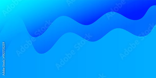 Vibrant abstract background with flowing blue and cyan liquid waves. This dynamic digital wallpaper features smooth gradients and organic shapes, illustration eps10
