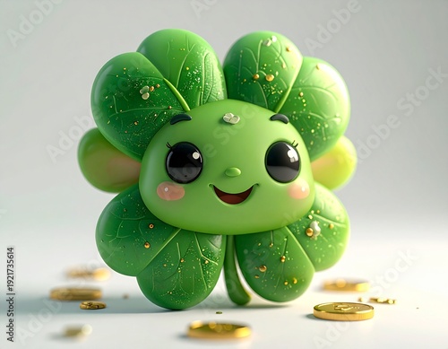 3D Cartoon Leprechaun Character Walking Pose Side View Profile for St. Patrick's Day