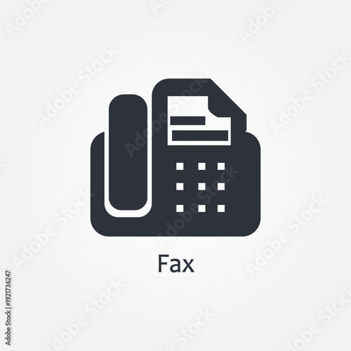 fax icon symbol illustration vector eps10 logo template design pattern seamless bright minimal design flat design realistic style simple design modern design