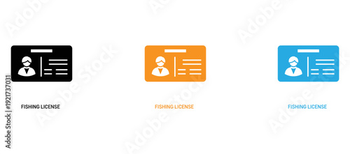 Three types of membership badges displayed in different colored cards isolated on transparent background, Vector