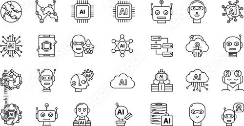 Cuadro en lienzo Minimalist placeholder for a vector graphic file icon