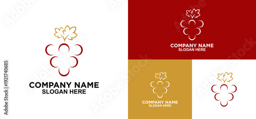 Elegant Grape Logo Design