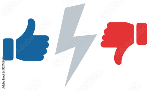 like dislike banner icon