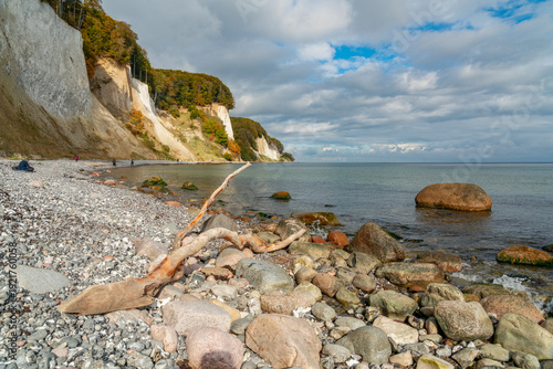 Kreideküste im Nationalpark Jasmund, Insel Rügen, Deutschland
