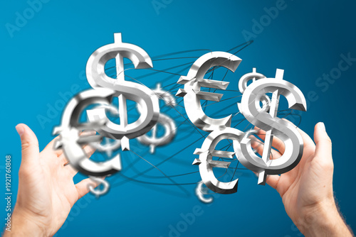 Concept of global finance, ...