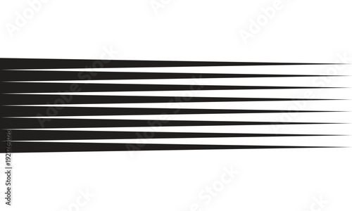 abstract black thin to thick line pattern design.