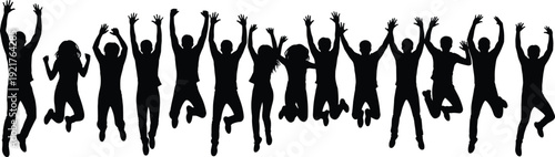 Bowling ball hitting pins with dynamic motion splash, black silhouette sports illustration isolated on white background for competition concept