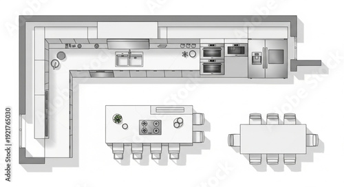 Office Floor Plan Blueprint Diagram.