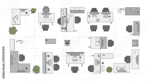 Office Floor Plan Design Layout.