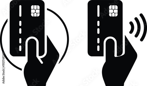 Tap to pay contactless credit card payment transaction wireless mobile payment system NFC secure payment