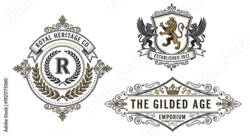 Vintage Emblem Collection Royal Heritage Gilded Age Emporium.