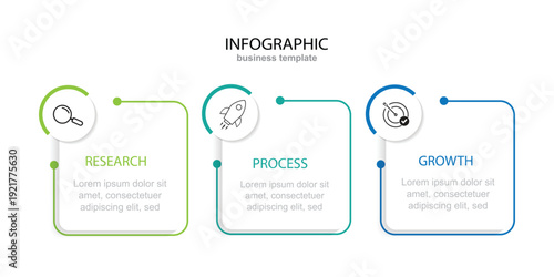 Vector Infographic label design template with icons and 3 options or steps. Vector Illustration.	











