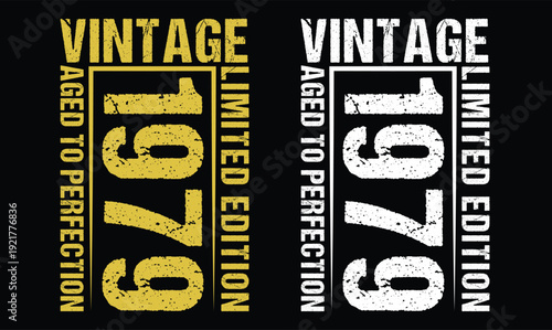 vintage 1979 t shirt design