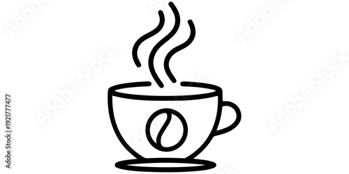 Mugs on coffee, head hit mugs, a simple black and white mugs together in a cheerful toast symbolizing celebration. 