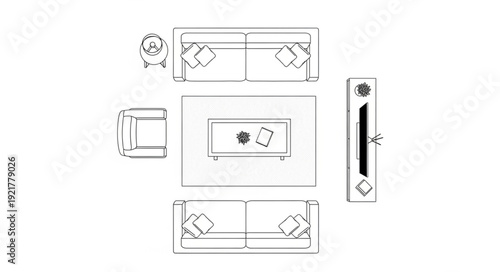 Technical Drawing of Mechanical Component.