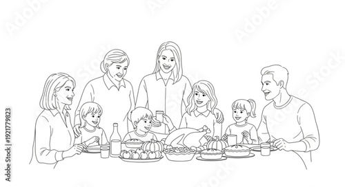 The Last Supper Sketchy Illustration.