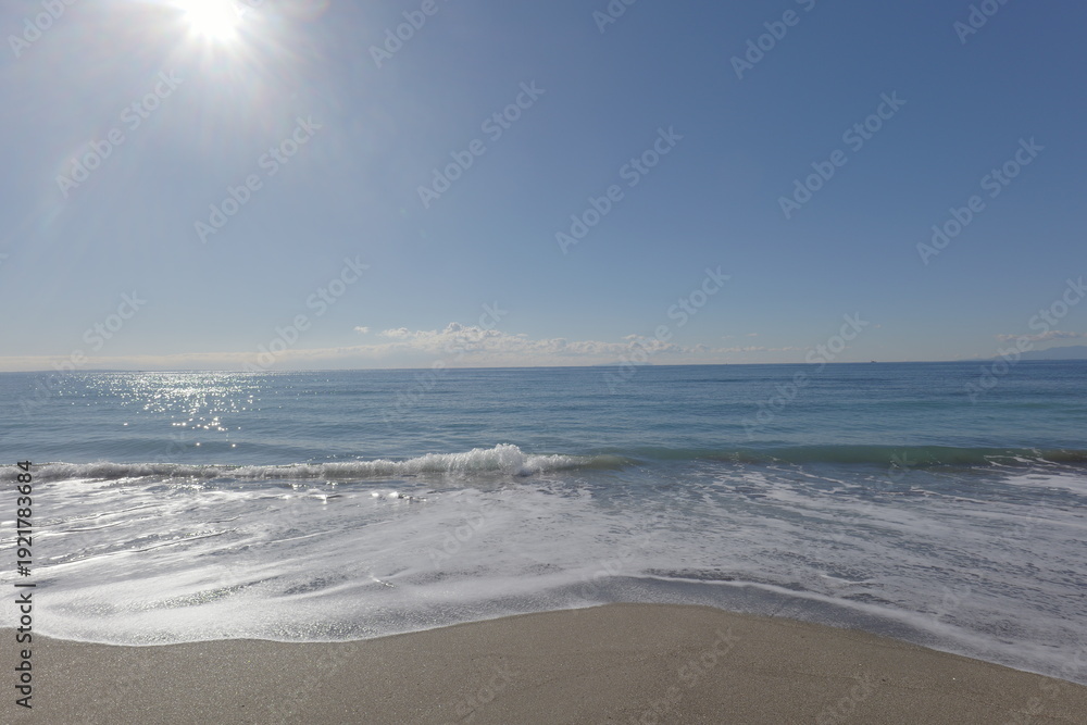 Obraz premium waves on the beach