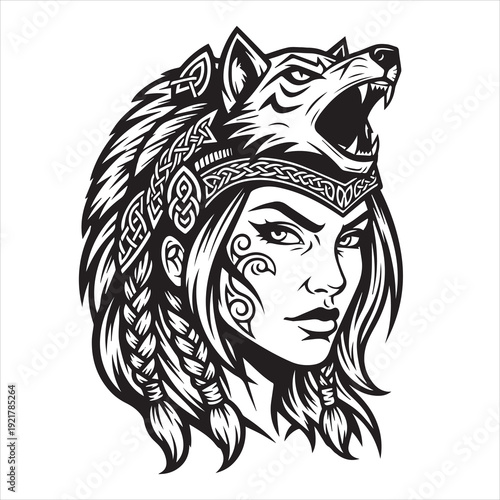 Ancient Warrior Portraits – A Black and White Vector Art Icons. Ancient warriors and historical heroines from various civilizations are illustrated in a black and white vector line art