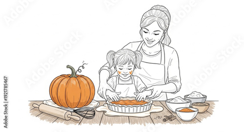 Woman Preparing Pumpkin for Cooking.