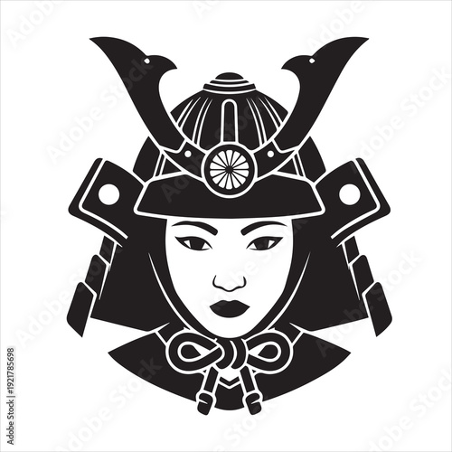 Ancient Warrior Portraits – A Collection of Black and White Vector Art Icons. Ancient warriors and historical heroines from various civilizations are illustrated in a black and white vector line art