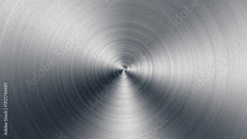 Radial Brushed Metal Circular Texture Surface