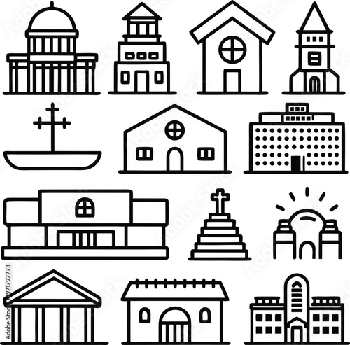 Minimalist icon representing a vector file format placeholder