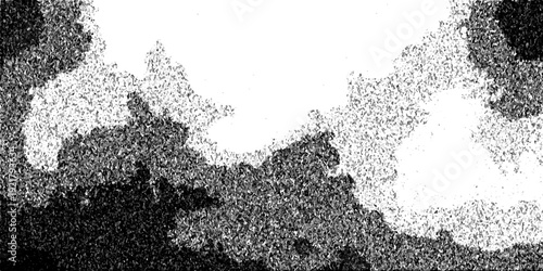 Vector Abstract monochromatic pattern resembling topographical layers, creating a sense of depth, texture, and organic form, perfect for modern design and conceptual art.