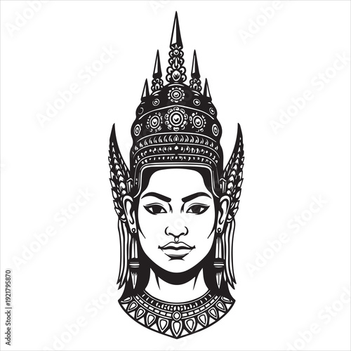 Ancient Warrior Portraits – A Black and White Vector Art Icons. Ancient warriors and historical heroines from various civilizations are illustrated in a black and white vector line art