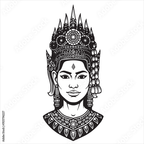 Ancient Warrior Portraits – A Black and White Vector Art Icons. Ancient warriors and historical heroines from various civilizations are illustrated in a black and white vector line art