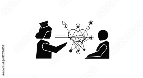 business strategy teamwork concept illustration