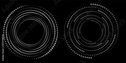 Spiral with gray colors lines as dynamic abstract vector background or logo or icon. spiral circle abstract dot spiral