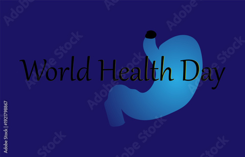 Vector illustration of world digestive health day on 29th may. Stomach health awareness campaign banner. 